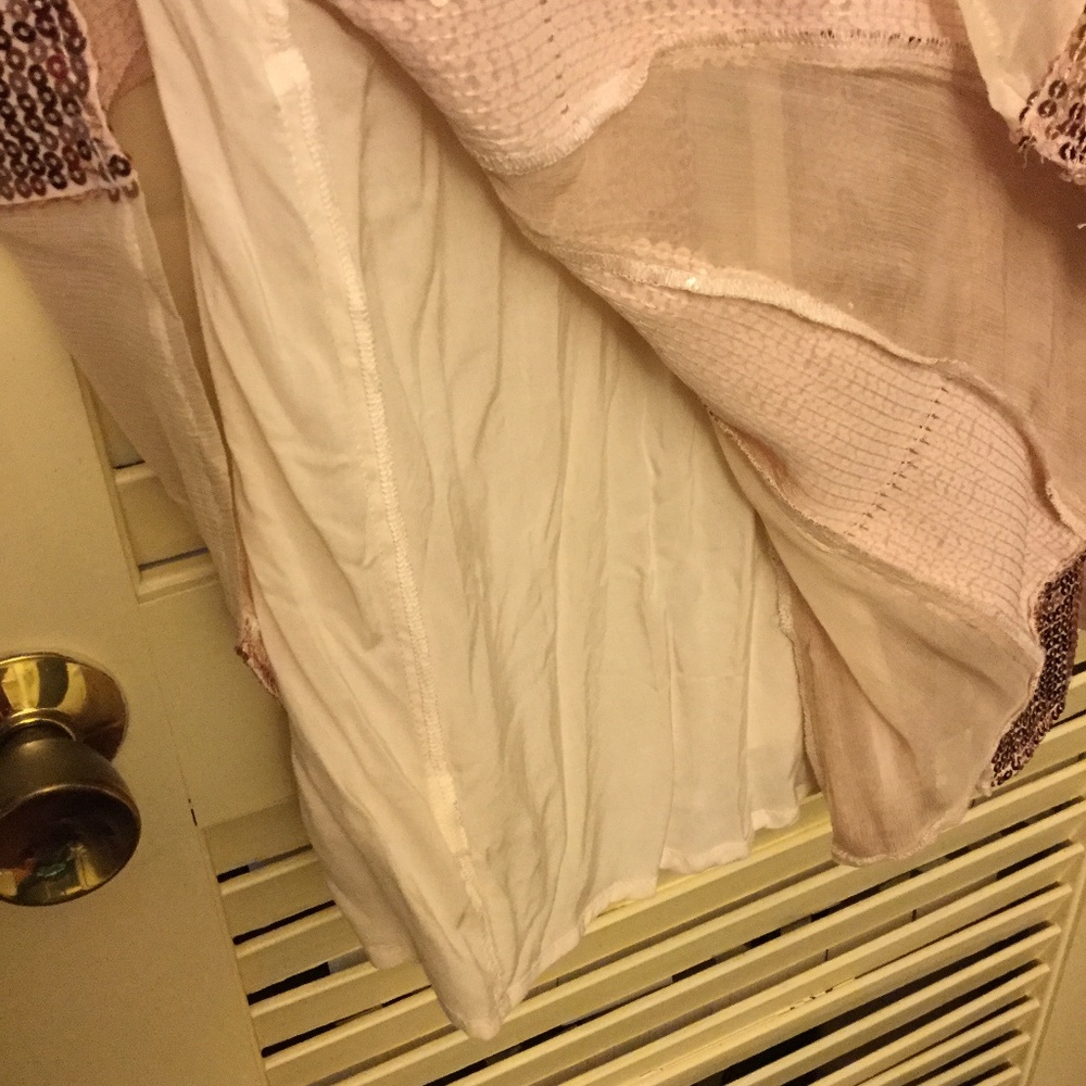 Rose Gold Sequin Free People Dress - Picture 6 of 8